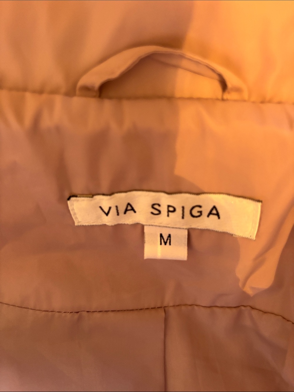 Via Spiga Pale Pink Rain Coat with Balloon Sleeves - Picture 2 of 14